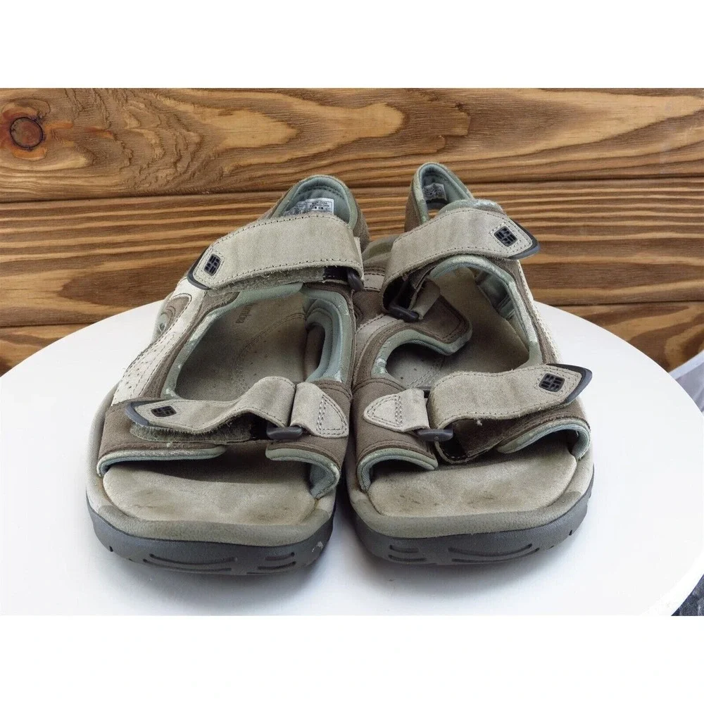 Columbia Size 10 M Women Sandal Sport Sandals Brown Leather Crescent‎ Trail